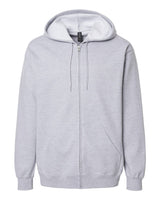 Pretreated Gildan SF600 Softstyle Full-Zip Hooded Sweatshirt - Sport Grey