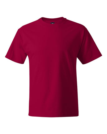 Pretreated Hanes 5180 Unisex Beefy-T T-Shirt - Deep Red