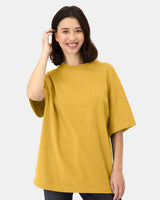 Pretreated Hanes 5180R Unisex Beefy-T Retro Street T-Shirt - Royal Gold