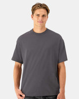 Pretreated Hanes 5180R Unisex Beefy-T Retro Street T-Shirt - Smoke Grey