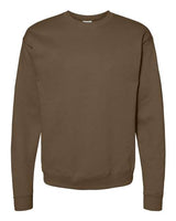 Pretreated Hanes P160 Ecosmart Crewneck Sweatshirt - Army Brown