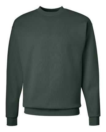 Pretreated Hanes P160 Ecosmart Crewneck Sweatshirt - Deep Forest