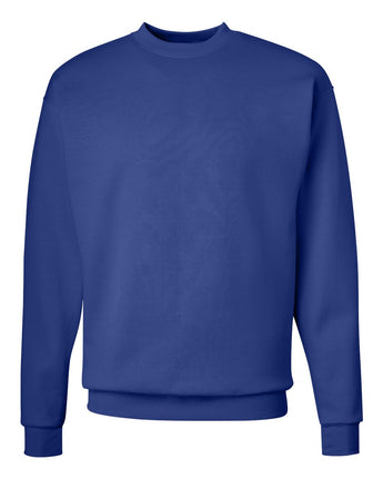 Pretreated Hanes P160 Ecosmart Crewneck Sweatshirt - Deep Royal