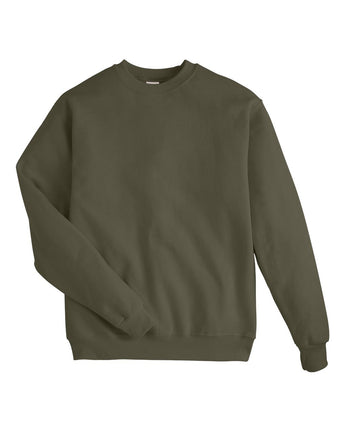 Pretreated Hanes P160 Ecosmart Crewneck Sweatshirt - Fatigue Green