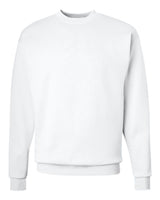 Pretreated Hanes P160 Ecosmart Crewneck Sweatshirt - White