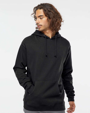 Pretreated Independent Trading Co. IND4000 Heavyweight Hooded Sweatshirt - Black