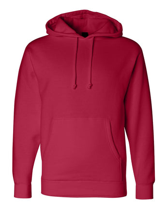 Pretreated Independent Trading Co. IND4000 Heavyweight Hooded Sweatshirt - Red