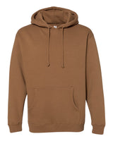 Pretreated Independent Trading Co. IND4000 Heavyweight Hooded Sweatshirt - Saddle