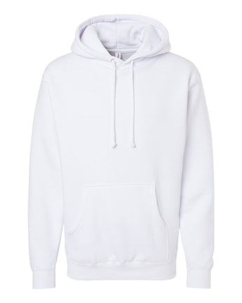 Pretreated Independent Trading Co. IND4000 Heavyweight Hooded Sweatshirt - White