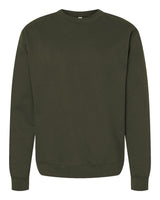 Pretreated Independent Trading Co. SS3000 Unisex Midweight Crewneck Sweatshirt - Army