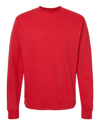 Pretreated Independent Trading Co. SS3000 Unisex Midweight Crewneck Sweatshirt - Red