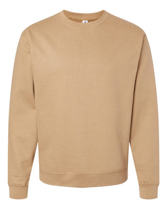Pretreated Independent Trading Co. SS3000 Unisex Midweight Crewneck Sweatshirt - Sandstone