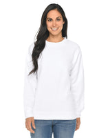 Pretreated Lane Seven LS14004 Premium Crewneck Sweatshirt - White