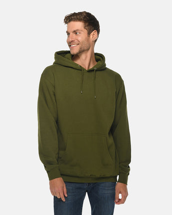 Pretreated Lane Seven LS14001 Premium Pullover Hoodie - Army Green
