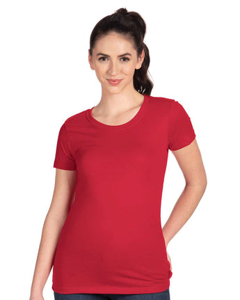Pretreated Next Level 1510 Women's Ideal T-Shirt - Red