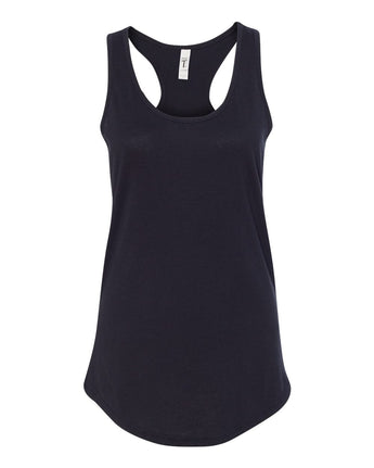 Pretreated Next Level 1533 Women's Ideal Racerback Tank - Black