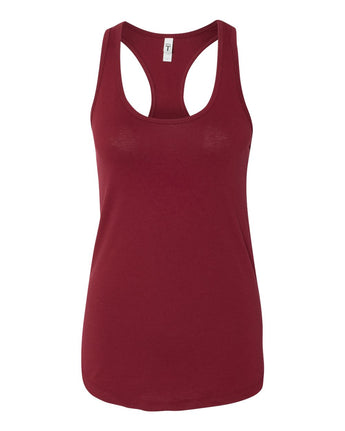 Pretreated Next Level 1533 Women's Ideal Racerback Tank - Cardinal