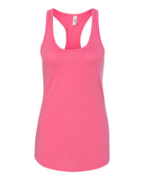 Pretreated Next Level 1533 Women's Ideal Racerback Tank - Hot Pink