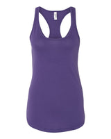 Pretreated Next Level 1533 Women's Ideal Racerback Tank - Purple Rush