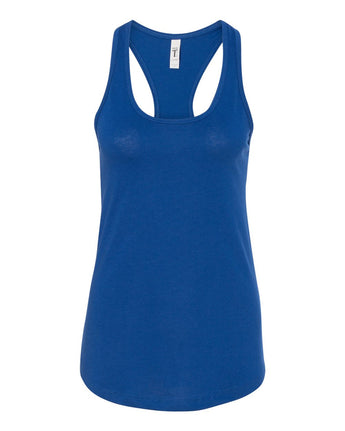 Pretreated Next Level 1533 Women's Ideal Racerback Tank - Royal