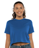 Pretreated Next Level 1580 Women's Ideal Crop Top - Royal