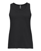 Pretreated Next Level 3933 Women's Cotton Tank - Black