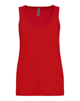 Pretreated Next Level 3933 Women's Cotton Tank - Red