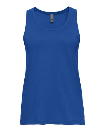 Pretreated Next Level 3933 Women's Cotton Tank - Royal