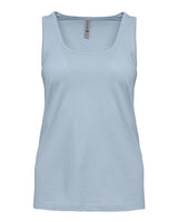 Pretreated Next Level 3933 Women's Cotton Tank - Stonewash Denim