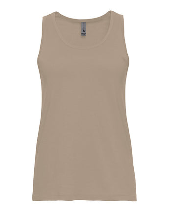 Pretreated Next Level 3933 Women's Cotton Tank - Tan