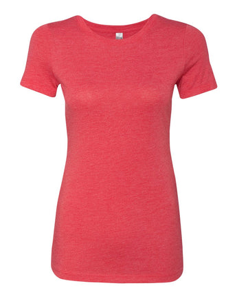 Pretreated Next Level 6710 Women’s Triblend T-Shirt - Vintage Red