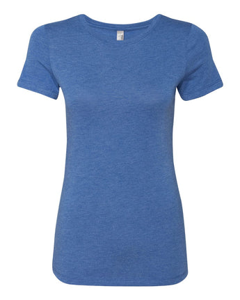Pretreated Next Level 6710 Women’s Triblend T-Shirt - Vintage Royal