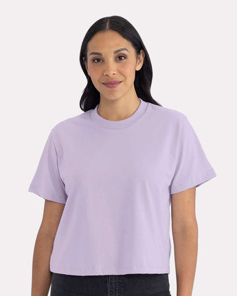 Pretreated Next Level 7610 Women's Heavyweight Boxy T-Shirt - Lavender