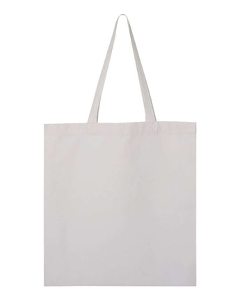 Pretreated Q-Tees Q800 Promotional Tote - White