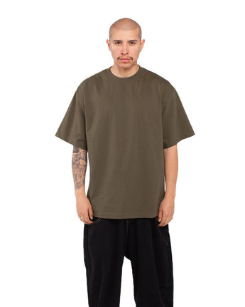 Pretreated Shaka Wear SHMHSS Adult Max Heavyweight T-Shirt - Olive