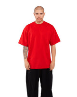 Pretreated Shaka Wear SHMHSS Adult Max Heavyweight T-Shirt - Red