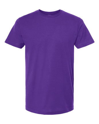 Pretreated Tultex 202 Unisex Fine Jersey T-Shirt - Purple