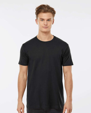 Pretreated Tultex 202 Unisex Fine Jersey T-Shirt - Black