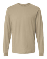 Pretreated Tultex 202LS Fine Jersey Long Sleeve T-Shirt - Sand