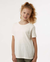 Pretreated Tultex 235 Youth Fine Jersey T-Shirt - Vintage White