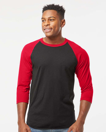 Pretreated Tultex 245 Fine Jersey Raglan T-Shirt