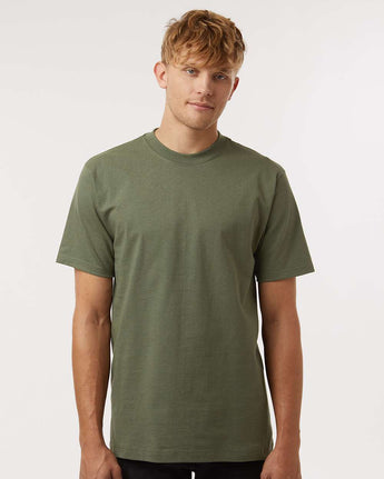 Pretreated Tultex 299 Heavyweight Street T-Shirt - Military Green