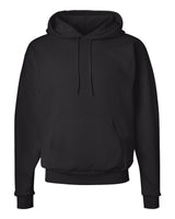 Pretreated Hanes P170 Unisex Ecosmart Hooded Sweatshirt - Black