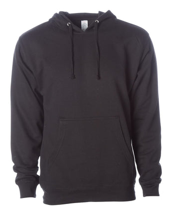 Pretreated Independent Trading Co. SS4500 Unisex Midweight Hooded Sweatshirt - Black