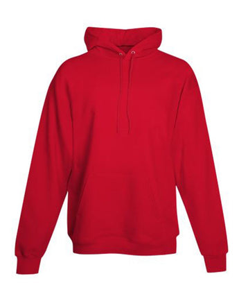 Pretreated Hanes P170 Unisex Ecosmart Hooded Sweatshirt - Athletic Red