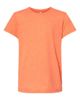 Pretreated BELLA+CANVAS 3413Y Youth Triblend Tee - Orange Triblend