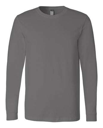 Pretreated BELLA+CANVAS 3501 Unisex Jersey Long Sleeve Tee - Asphalt