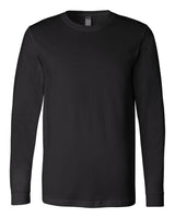 Pretreated BELLA+CANVAS 3501 Unisex Jersey Long Sleeve Tee - Black