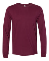 Pretreated BELLA+CANVAS 3501 Unisex Jersey Long Sleeve Tee - Maroon