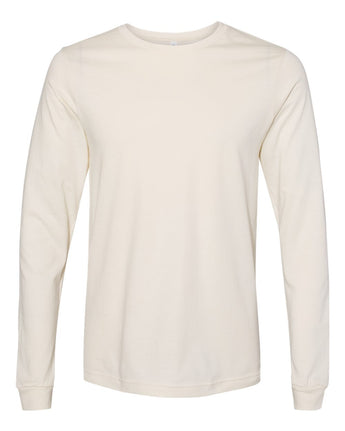 Pretreated BELLA+CANVAS 3501 Unisex Jersey Long Sleeve Tee - Neutral